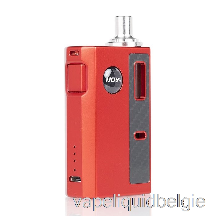 Vape Vloeistof Ijoy Kwik 12w Aio Pod-systeem Rode Koolstof